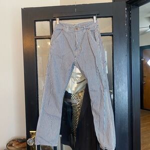 Hey Gang Railroad Stripe Carpenter Pant
